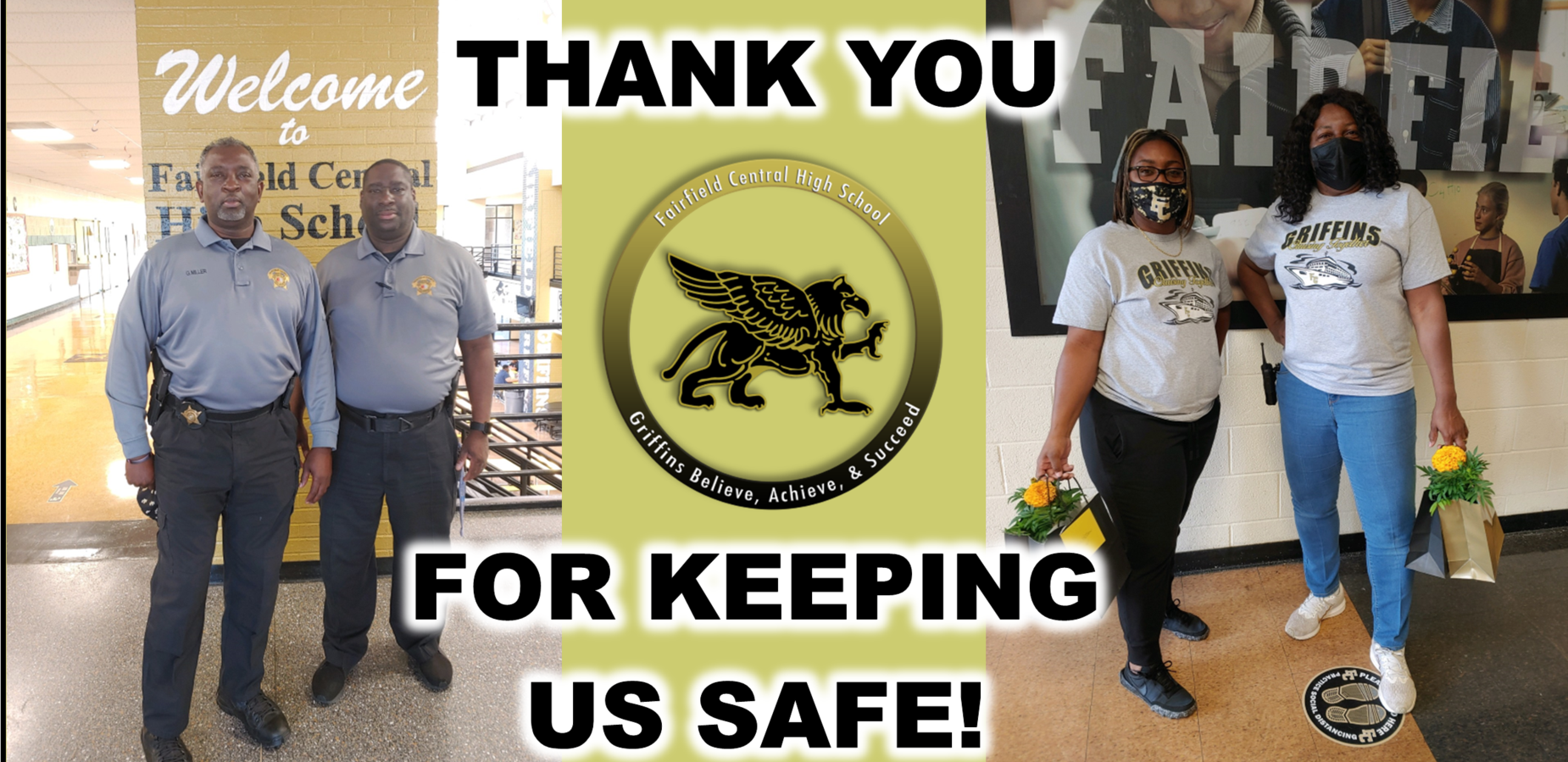 Thank you for keeping us safe!