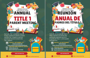 Annual Title 1 Flyer