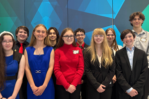 Frenship Memorial Academic Decathlon Students at State Contest