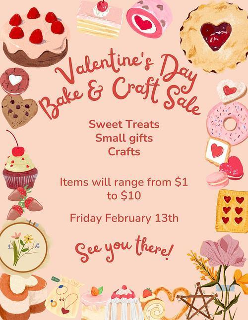 Valentines Day fundraiser flyer