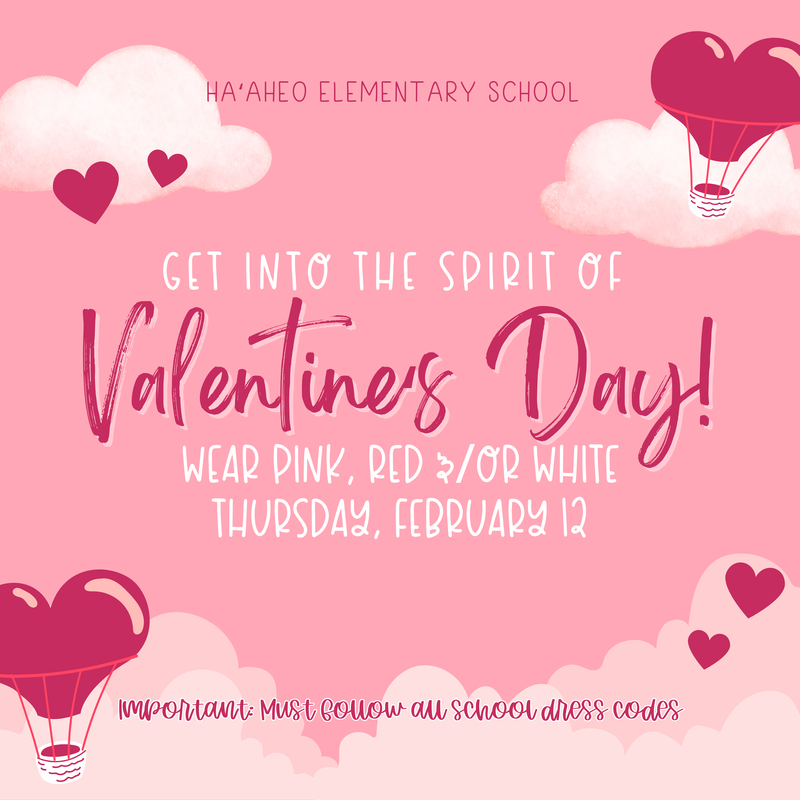 GET INTO THE SPIRIT OF VALENTINE'S DAY: WEAR PINK, RED &/OR WHITE ON THURSDAY, FEBRUARY 12 Featured Photo
