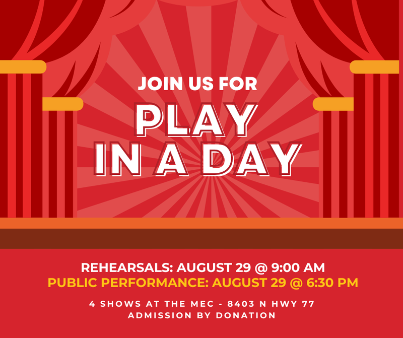 Play In A Day Flyer