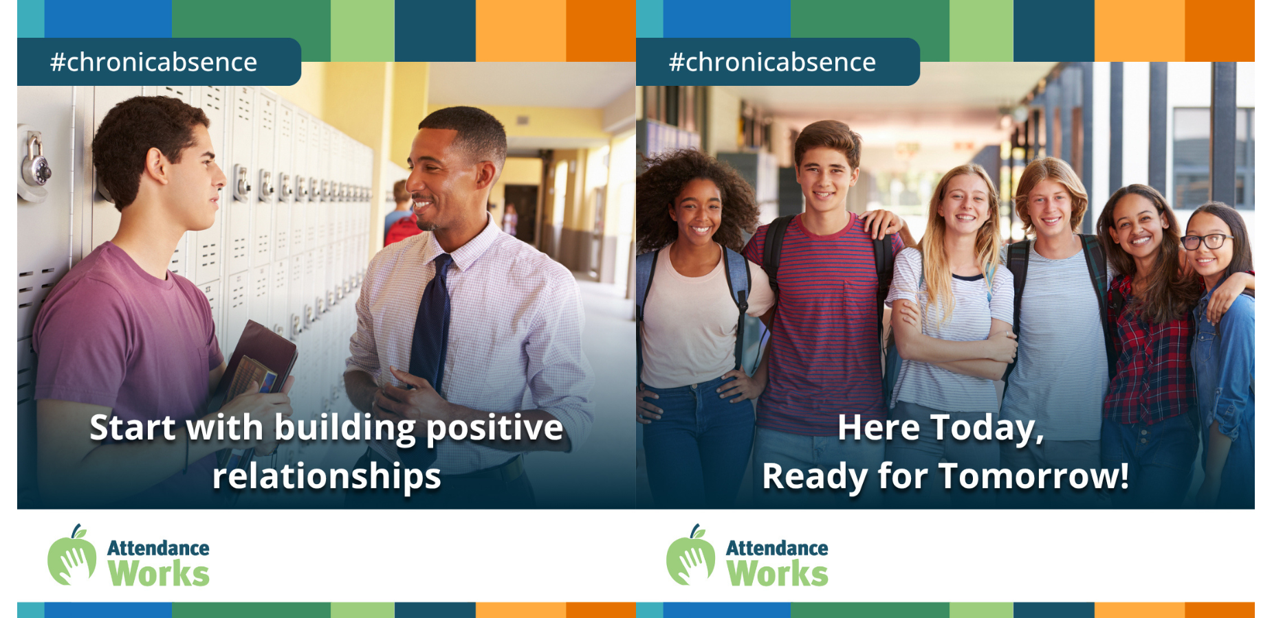 Attendance Works shuffle banner for homepage