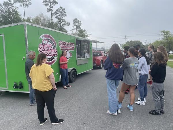 Food Truck Extravaganza 2025 Part 2 officially began 4/2/25 with a visit from Sugar Briches Food Truck.