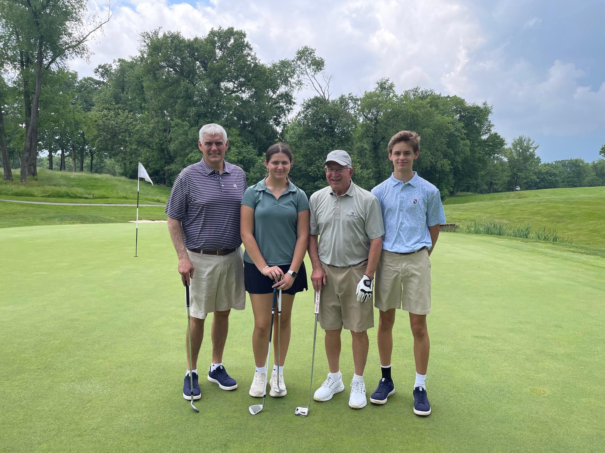 Golfers from the 2025 Spartan Scramble.