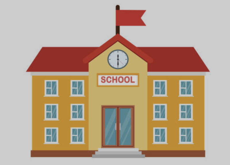schoolhouse cartoon