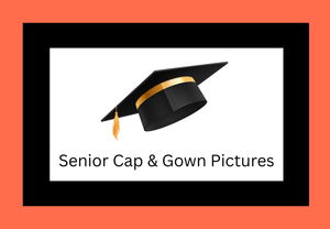Senior Cap & Gown Announcement Graphic