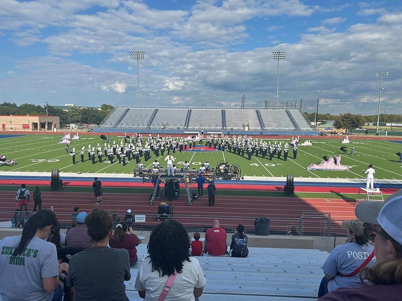 The Temple Wildcat Band performs at UIL Region 8 Contest