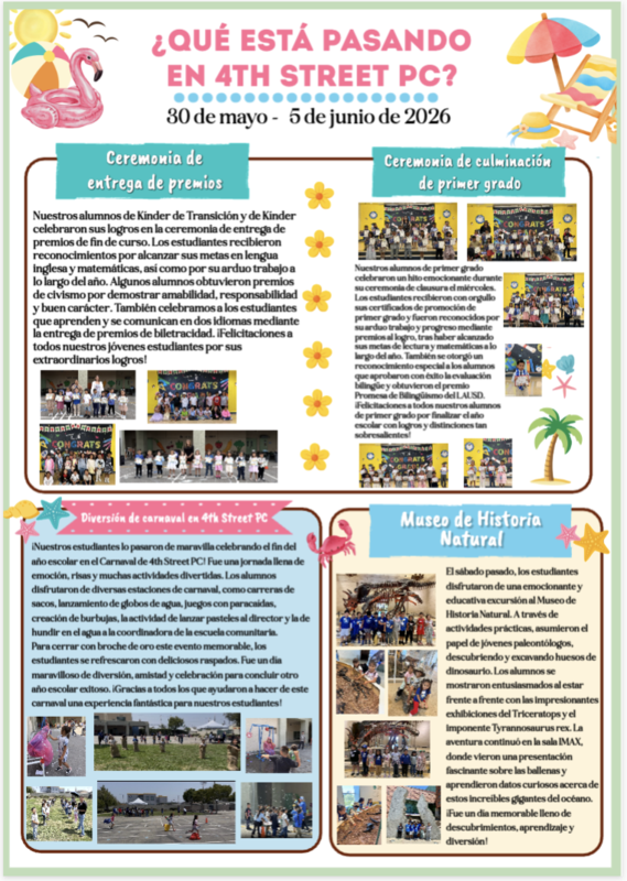 Spanish Newletter