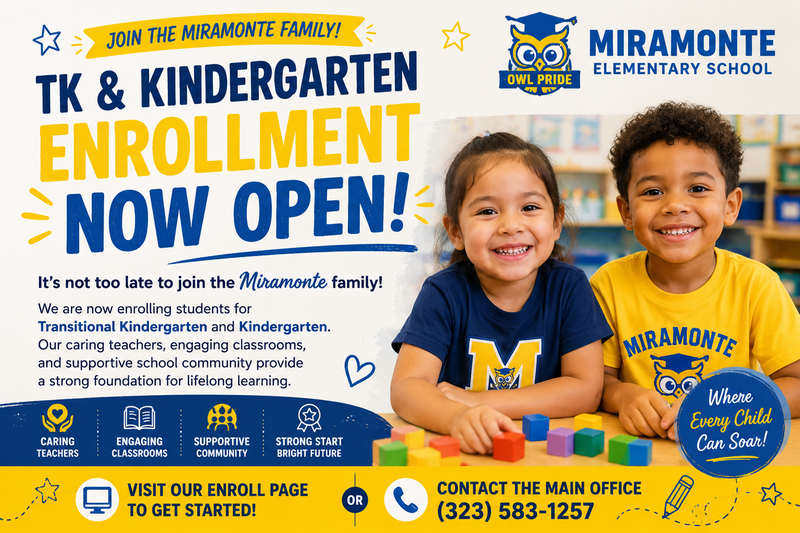 TK & Kinder Enrollment