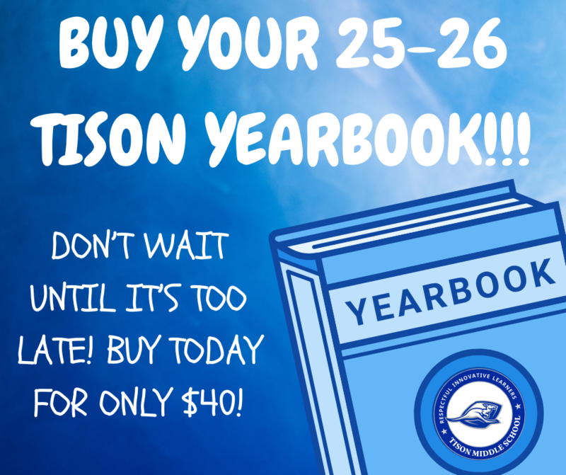Order a 25-26 Tison Yearbook Today! Featured Photo