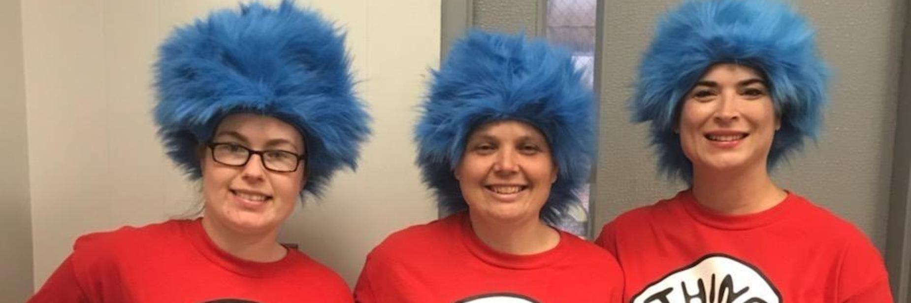 Mrs. April, Ms. Parmer, and Mrs. Tye