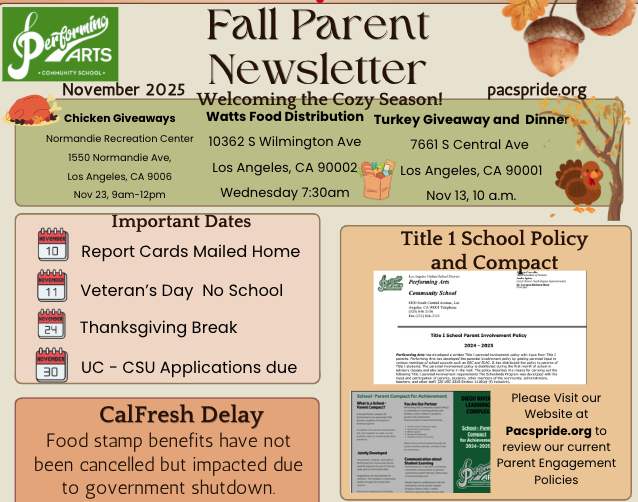 Parent Newsletter
