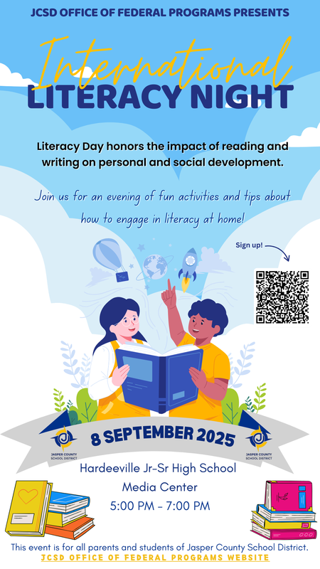 International Literacy Night Flyer - English
