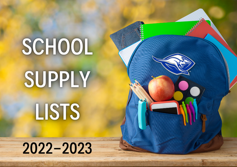 2022-2023 School Supply Lists Featured Photo