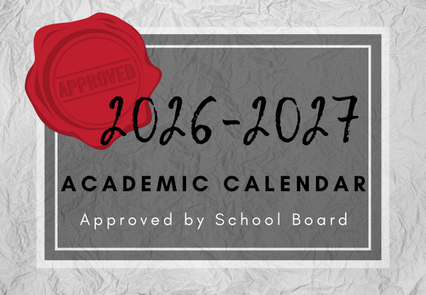 2026-2027 Academic Calendar Approved by School Board