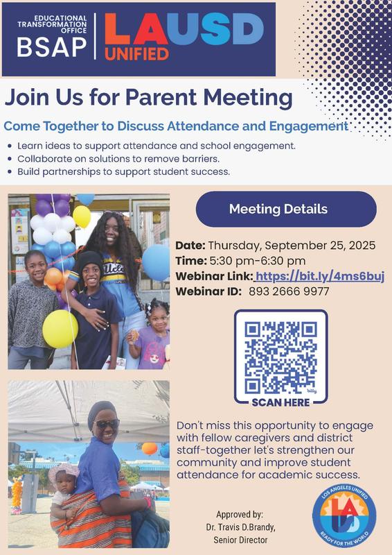 Join Us for Parent Meeting 2