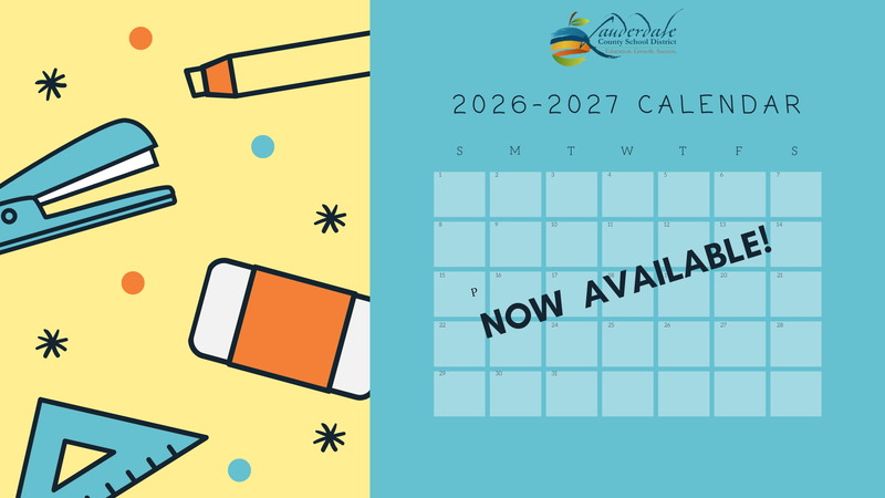 LCSD 2026-2027 Calendar Now Available Graphic