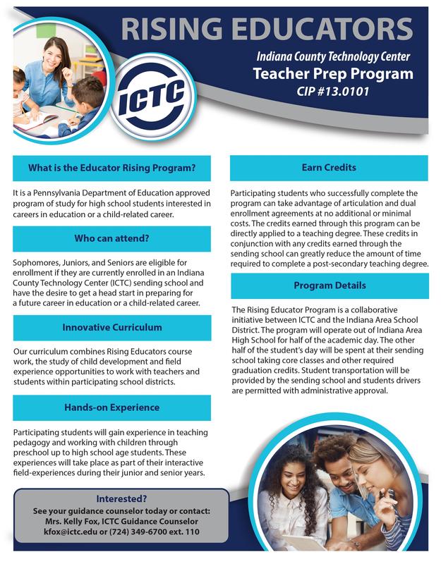 Rising Educator Program Flyer