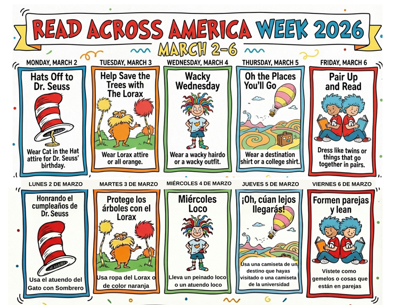 Read Across America Flyer- Theme Days