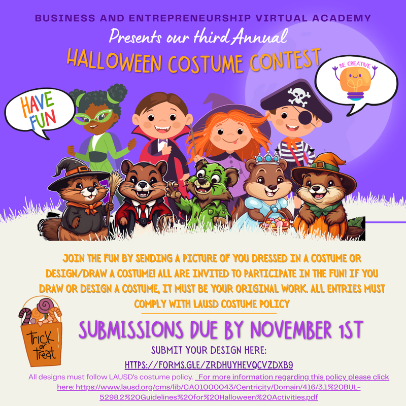 Costume Contest Flyer