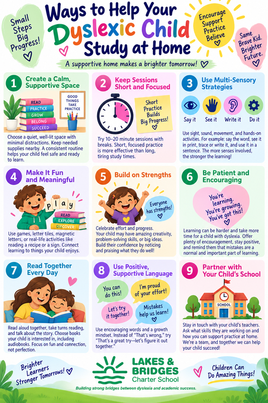 How to Help Your Dyslexic Child Study at Home
