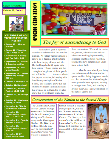 Autumn newsletter 2026