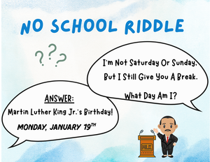 no school flyer