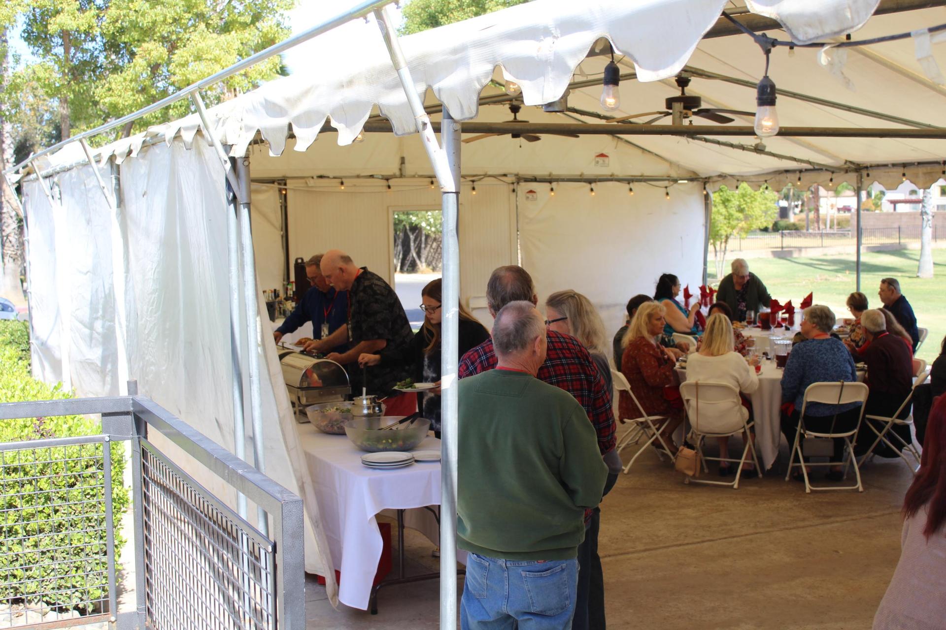 Members of the class of 1971 at their 50 year reunion