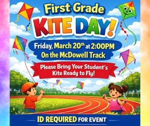 1st grade Kite Day
