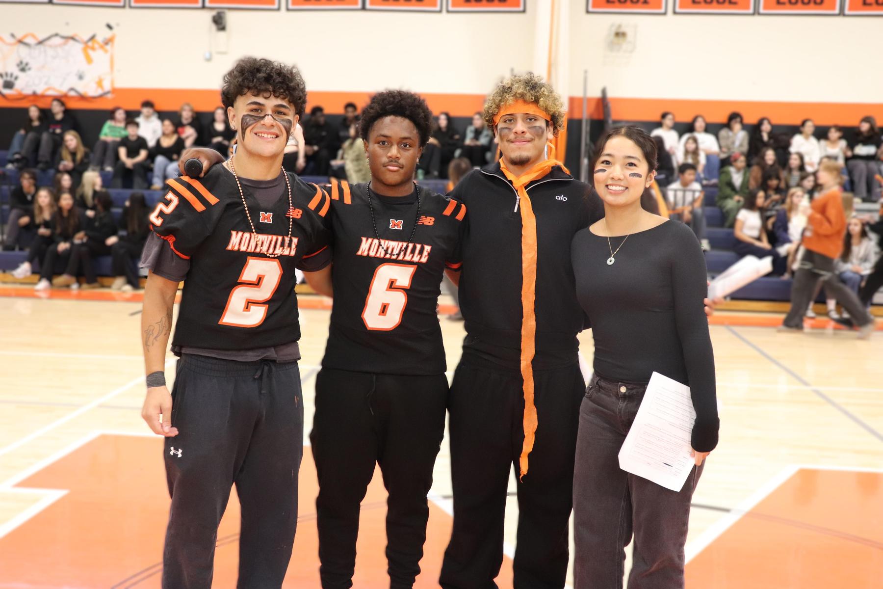Students celebrating spirit week