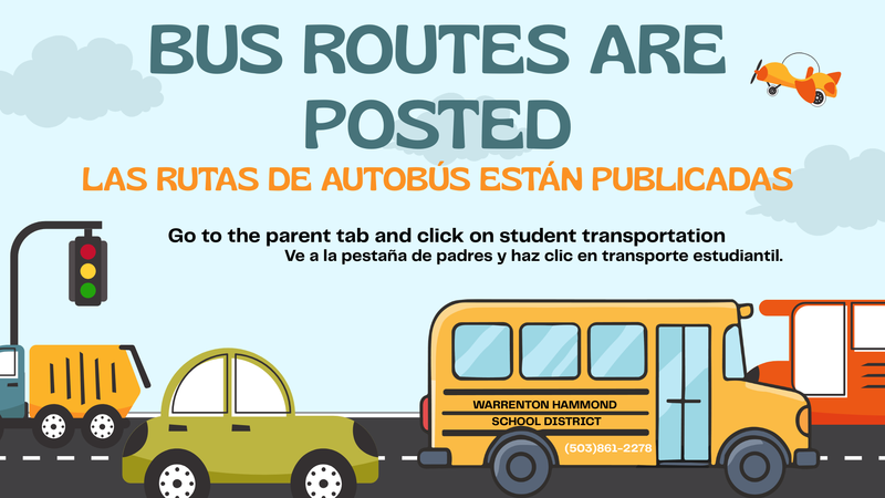Bus Routes are posted!