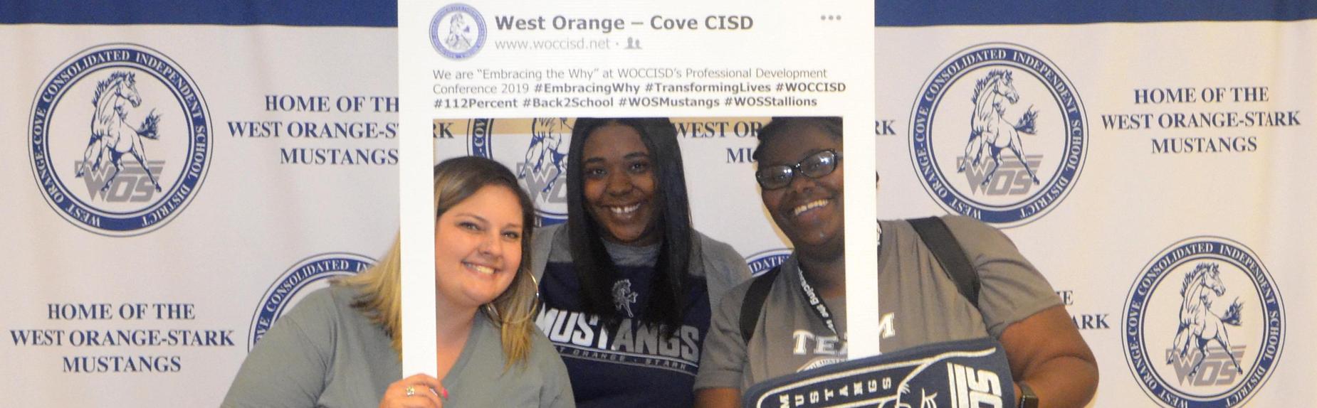 Staff members showed their school spirit at our Embracing the Why Professional Development Conference.