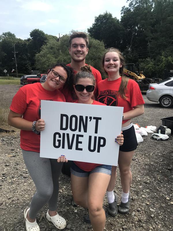 NHS and NJHS students volunteering at the Peasantman Race Featured Photo