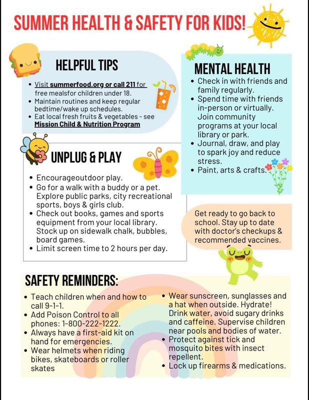 Summer Health & Safety