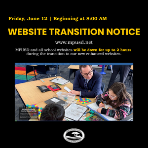 Websites will be down Friday, June 12 for approximately 2 hours