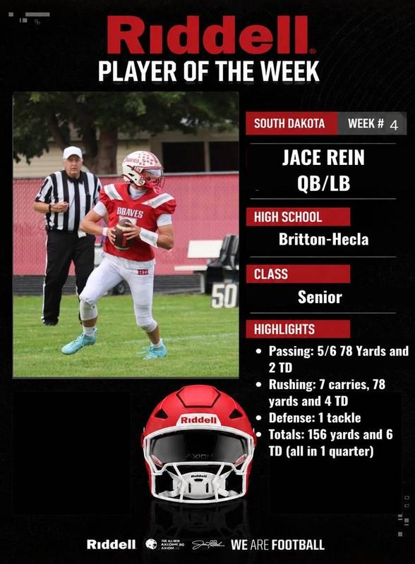 Riddell player of the week
