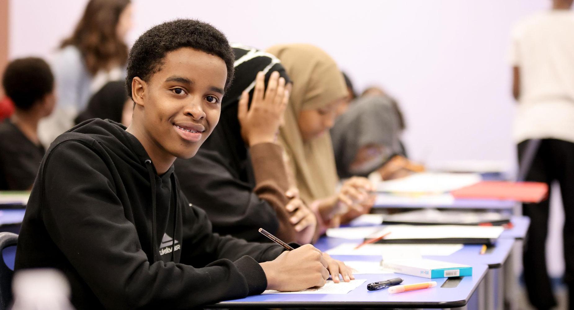 MMSA students at recess