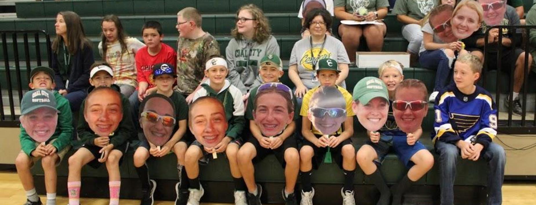 CCMS pep assembly for state bound softball team