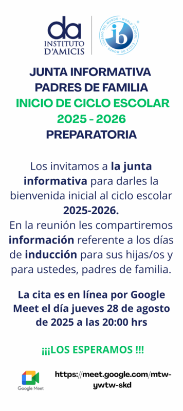 Junta Informativa Padres de Familia Preparatoria