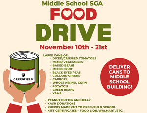 Cream Simple Illustration Food Drive Flyer.png