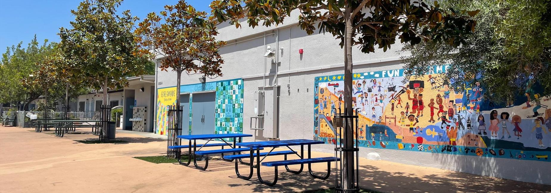 outside auditorium