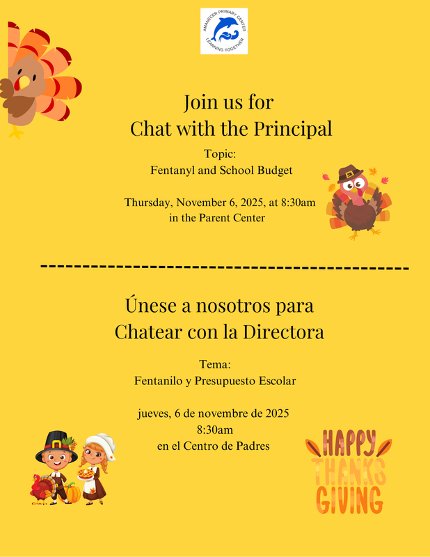 Chat With The Principal Flyer