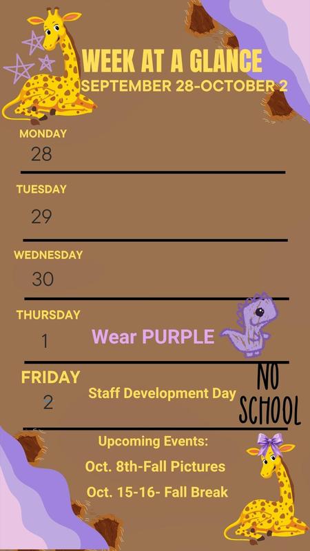week at a glance