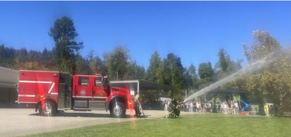 Fire Truck with Water Display