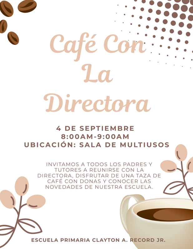 Coffee with the Principal