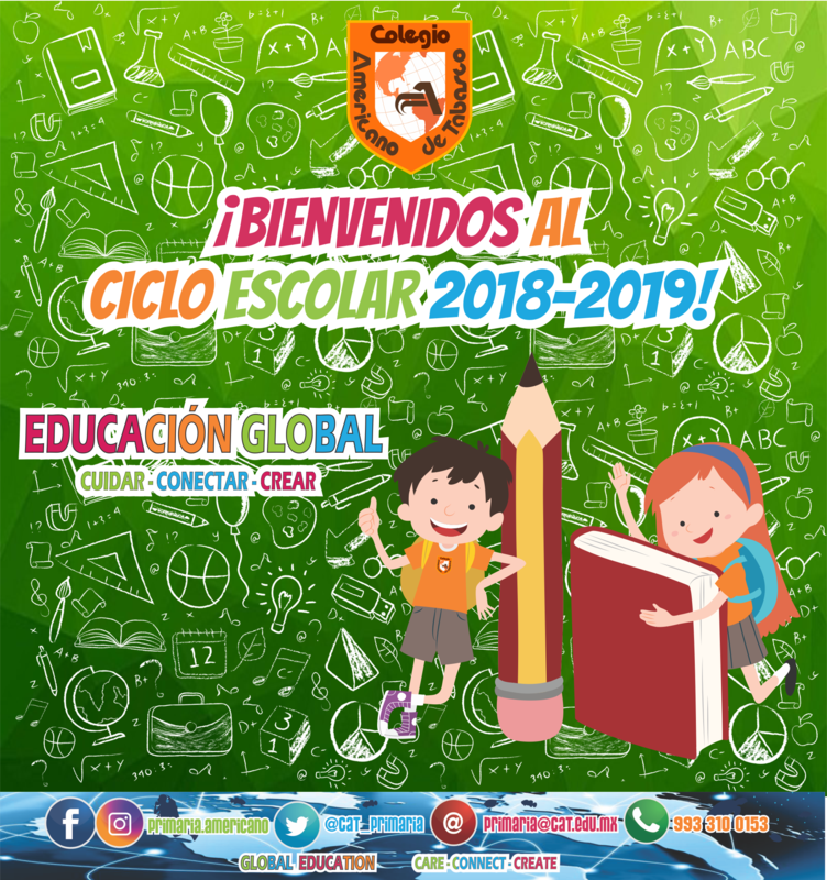 PRIMARIA: ¡Bienvenidos al ciclo escolar 2018-2019! Featured Photo