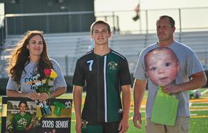 Soccer players honored on Senior Night