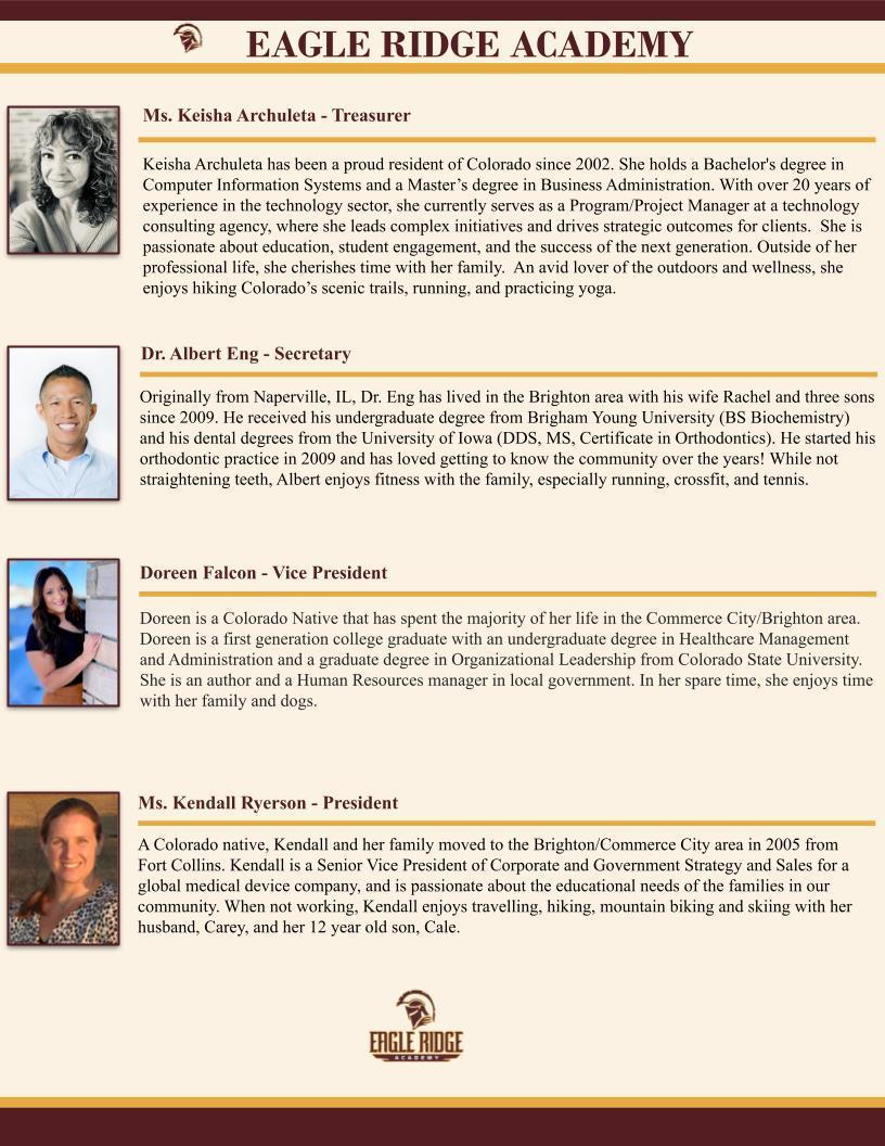 Board Member Pictures and Bios