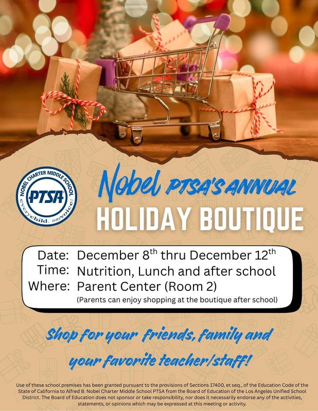Annual Holiday Boutique - December 8th to December 12th Featured Photo